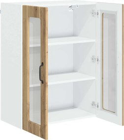 vidaXL Ραφιέρα τοίχου LUCCA Artisan Δρυς 60 x 31 x 80 εκ.