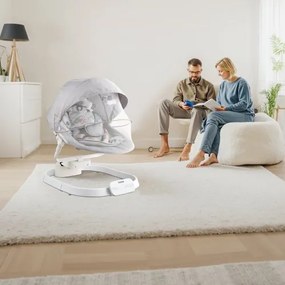 VEVOR Baby Swing for Infants 3 Speeds 3 Seat Positions Remote Control Bluetooth