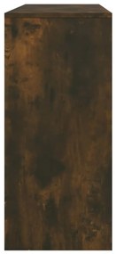 vidaXL Τραπέζι Κονσόλα Καπνιστή Δρυς 100x35x76,5 εκ. Επεξ. Ξύλο