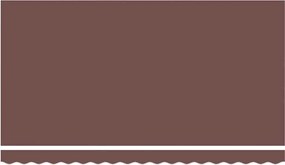 vidaXL Σκελετός Τέντας Καφέ 400 x 200 cm Πολυεστέρας με Επικάλυψη PU