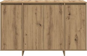 vidaXL Πλαϊνό γραφείο Artisan Oak 120 x 41 x 75 εκ. Επεξεργασμένο ξύλο