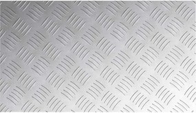 vidaXL Σκαλοπάτι Ορθογώνιος 2 pcs Ασημί 70 x 40 cm Αλουμίνιο