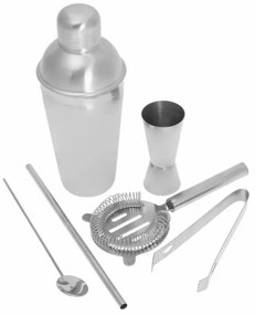 Σετ για Κοκτέιλ 6 τεμαχίων με Shaker Kinghoff KH 1392, Ανοξείδωτο Ατσάλι