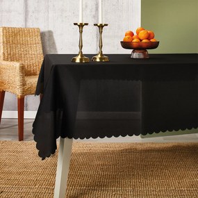 Αλέκιαστο Τραπεζομάντηλο (140x280) Whitegg Z135-5 Black