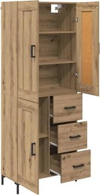 vidaXL Highboard 2 τμχ. Artisan Oak 69,5 x 34 x 180 εκ.