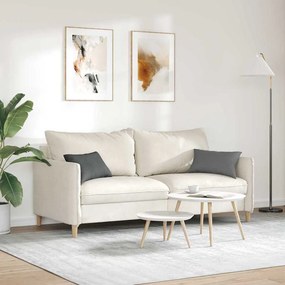vidaXL Μαξιλάρι Καναπέ 2 pcs Σκούρο Γκρι 50 x 30 cm ύφασμα