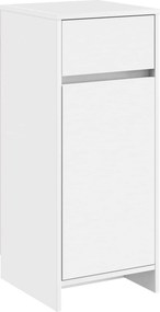 vidaXL Ντουλάπι Μπάνιου Λευκό 35 x 36,5 x 85 εκ. Επεξεργασμένο Ξύλο
