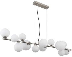 Κρεμαστό Φωτιστικό Οροφής 13xG9 LED 3,5W Νίκελ Riha 56140-13H Globo Lighting-56140-13H-Νίκελ Ματ 56140-13H