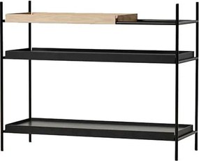 Ραφιέρα μεταλλική Nextdeco 3 επιπέδων 100x40xΥ81εκ.