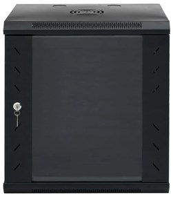 vidaXL Καμπίνα Δικτύου Επιτοίχια 12U 19'' IP20 53x40x60 εκ.