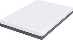 vidaXL Στρώμα Αφρού Μνήμης Μέτριο 140 x 200 cm Λευκό και Γκρι
