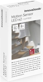Φως LED με Αισθητήρα Κίνησης Lumtoo InnovaGoods x2
