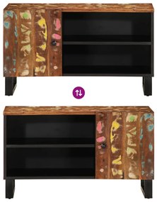 vidaXL Έπιπλο Τηλεόρασης 80x33x46 εκ. Μασίφ Ανακυκλ. Ξύλο & Επεξ. Ξύλο