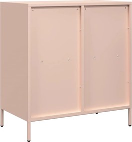 vidaXL Ντουλάπι Ροζ 68x39x73,5 εκ. από Χάλυβα Ψυχρής Έλασης