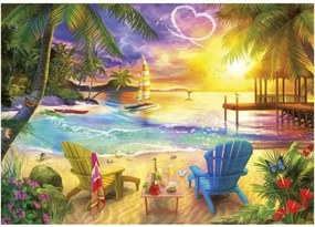 Παζλ Educa Love Beach 1000 Τεμάχια