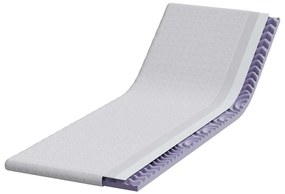 vidaXL Στρώματα Λευκό 70 x 200 cm 100% ύφασμα πολυεστέρα με τζακάρ