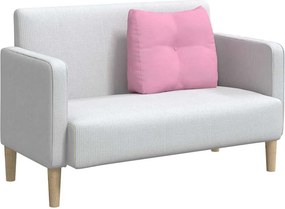 vidaXL Μαξιλάρι Πλάτης Ροζ 60 x 24 x 50 εκ ύφασμα