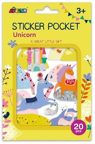 Avenir Αυτοκόλλητα 20Τμχ Sticker Pocket Unicorn 60506