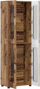 vidaXL Highboard FLORIN 60 x 35 x 182 εκ. Παλιό ξύλο