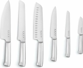 Σετ Μαχαίρια Κουζίνας με Βάση Smeg KBSF02CR Κρεμ