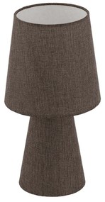 Επιτραπέζιο Φωτιστικό -Πορτατίφ Led 97123 Brown Carpara Eglo Fabric, Polypropylene