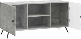 vidaXL Ντουλάπι TV 102 x 34,5 x 50 cm Γκρι Σκυροδέματος
