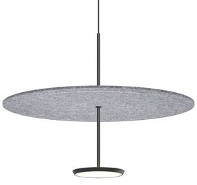 Φωτιστικό Οροφής Sky Sound 24 10570/10579 61x44,4cm Led 1250lm 18W Black-Grey Pablo Designs