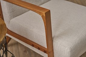 Wing Chair Kemer - Cream v2 Cream