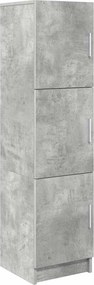 vidaXL Highboard Σκυρόδεμα Γκρι 31.5 x 32 x 122.5 εκ
