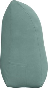 vidaXL Μαξιλάρι Πλάτης Θαλασσί 100 x 24 x 50 εκ Βελούδο