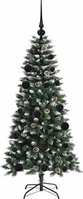 vidaXL Τεχνητό Χριστουγεννιάτικο Δέντρο με 150 LED Πράσινο 120 cm