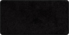 vidaXL Δερμάτινο Χαλί Μαύρο 50 x 100 cm 100% Πολυπροπυλένιο Τούφτα