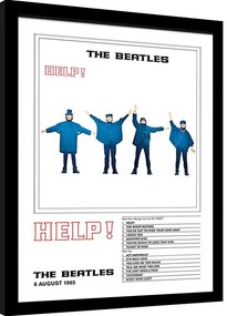 Κορνιζαρισμένη αφίσα The Beatles - Help!