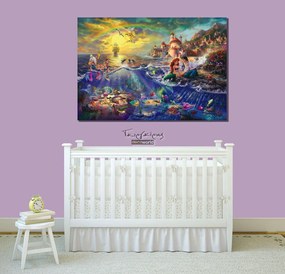 Παιδικός πίνακας σε καμβά Ariel KNV029 65cm x 95cm