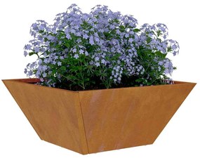 vidaXL Γλάστρα Κήπου Σκ rusty 35 x 35 x 15 εκ.