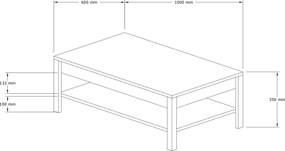 Coffee Table Moli Sapphire
White