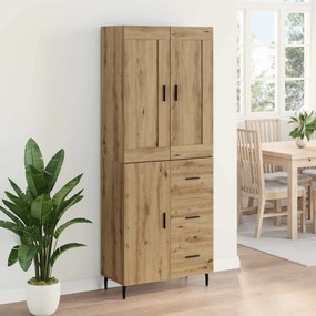 vidaXL Highboard 2 τμχ. Artisan Oak 69,5 x 34 x 180 εκ.