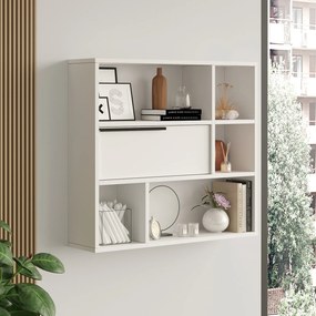 Ράφι Τοίχου Λευκό ITIN 90.1x22x81