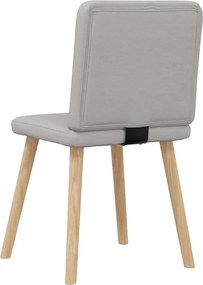 vidaXL Καρέκλες τραπεζαρίας 6 τεμ Cloud Grey Fabric