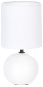 Επιτραπέζιο φωτιστικό PWL-1210 Ε14 60W κεραμικό λευκό Φ13x25εκ 13x13x25 εκ.