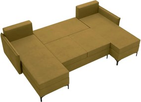 Γωνιακός καναπές Leon U-Mpez - 281.00Χ168.00Χ101.00cm