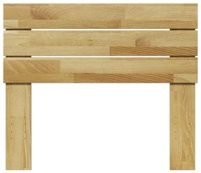 vidaXL κεφαλάρι 75 cm μασίφ ξύλο δρυς