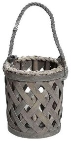 Φανάρι LUX220K4 Φ14x12cm Brown Espiel Wood