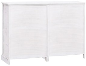 vidaXL Μπουφές με 10 Συρτάρια Λευκός 113 x 30 x 79 εκ. Ξύλινος
