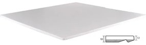 ISO TOP Sliq Plus Επιφάνεια Απόχρωση Pearl White 80x80cm/18mm