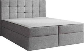 Επενδυμένο κρεβάτι Luanda-140 x 200-Gkri Anoixto