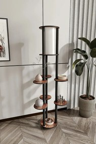 Επιδαπέδιο Φωτιστικό με 6 Ράφια 50x50x140 cm