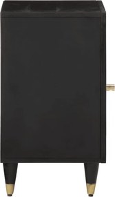 vidaXL Ντουλάπι Μπάνιου 38 x 33 x 58 εκ. από Μασίφ Ξύλο Μάνγκο