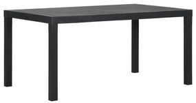 vidaXL Τραπέζι Κήπου Ανθρακί 150 x 90 x 72 εκ. από Πολυπροπυλένιο