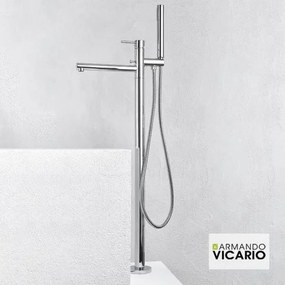 Μπαταρία λουτρού επιδαπέδια Cyrcus Vicario-Inox